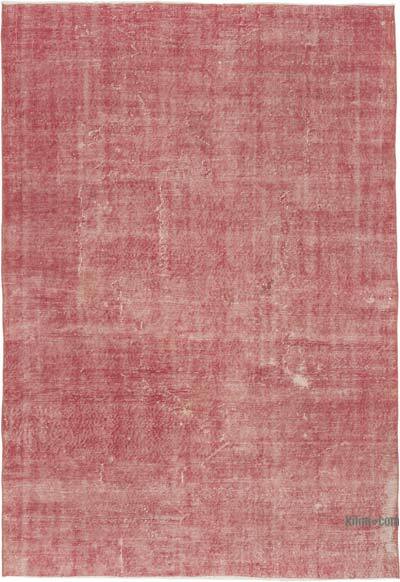 Over-dyed Vintage Hand-Knotted Turkish Rug - 5' 11" x 8' 8" (71" x 104")