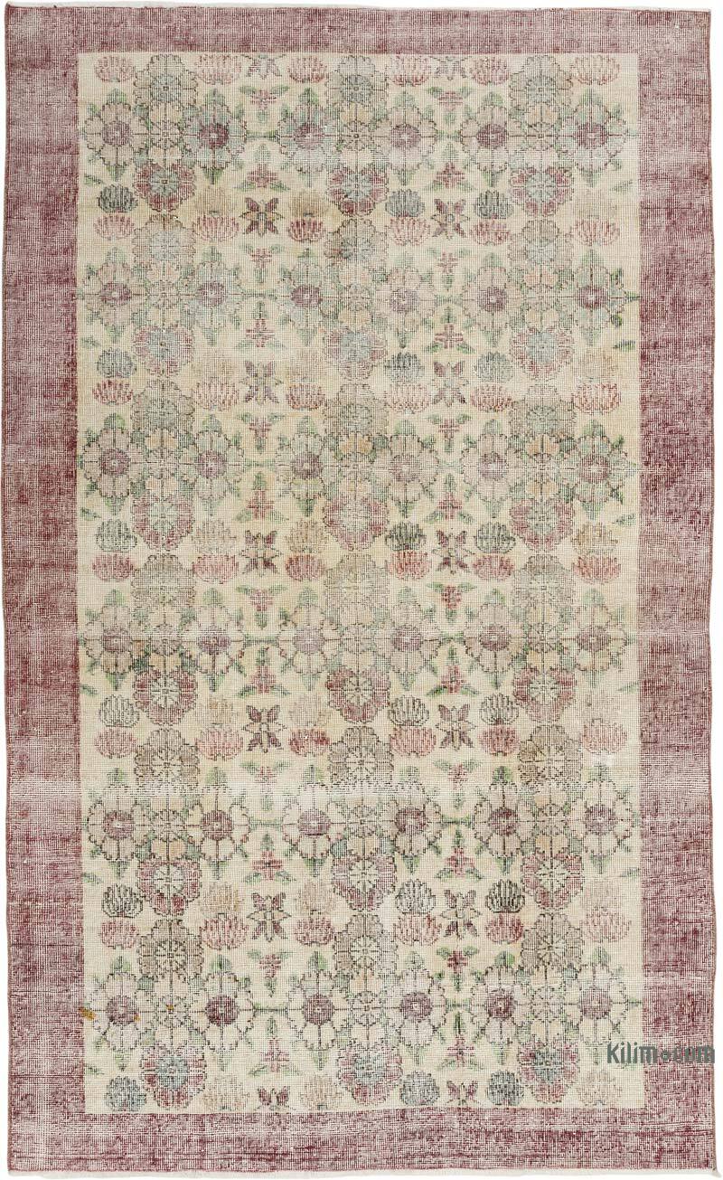 Alfombra Vintage Turca Anudada a Mano - 153 cm x 248 cm - K0080889