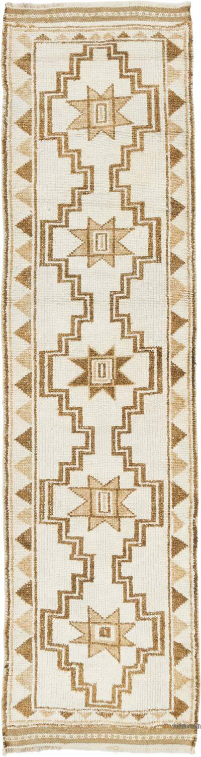 Vintage Tribal Runner Rug - 2' 11" x 10' 10" (35" x 130")