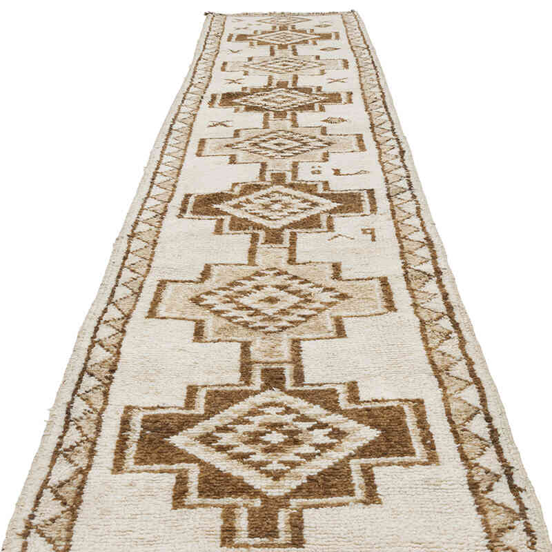 Alfombra Vintage de pasillo - 90 cm x 387 cm - K0080899