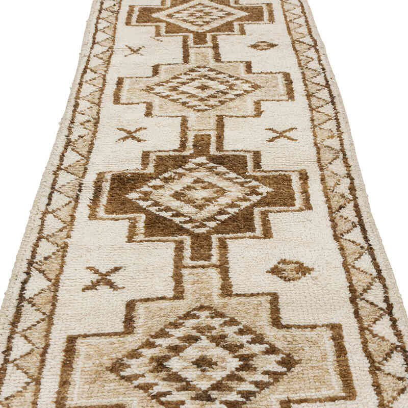 Alfombra Vintage de pasillo - 90 cm x 387 cm - K0080899