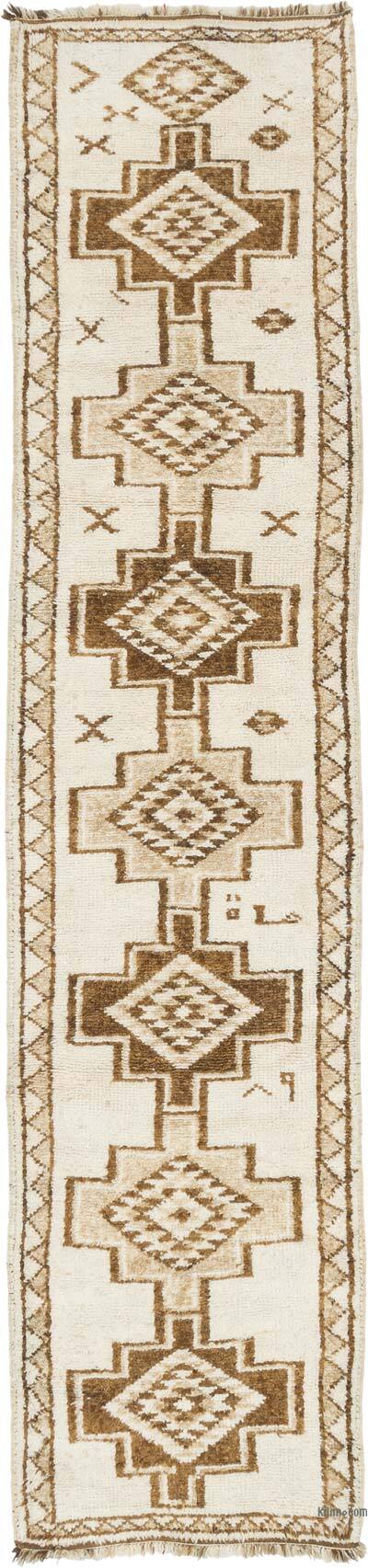 Vintage Tribal Runner Rug - 2' 11" x 12' 8" (35" x 152")