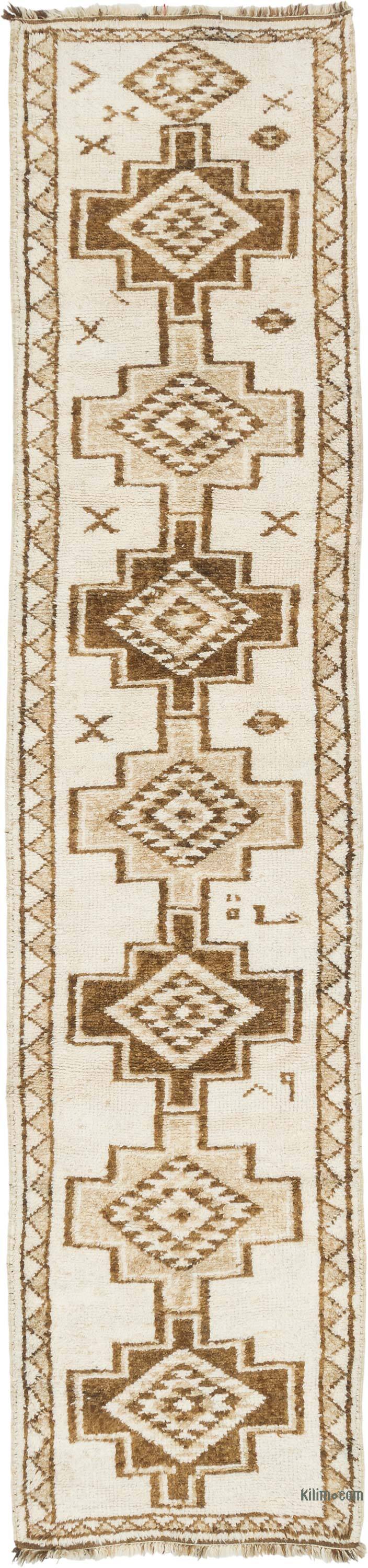 Alfombra Vintage de pasillo - 90 cm x 387 cm - K0080899