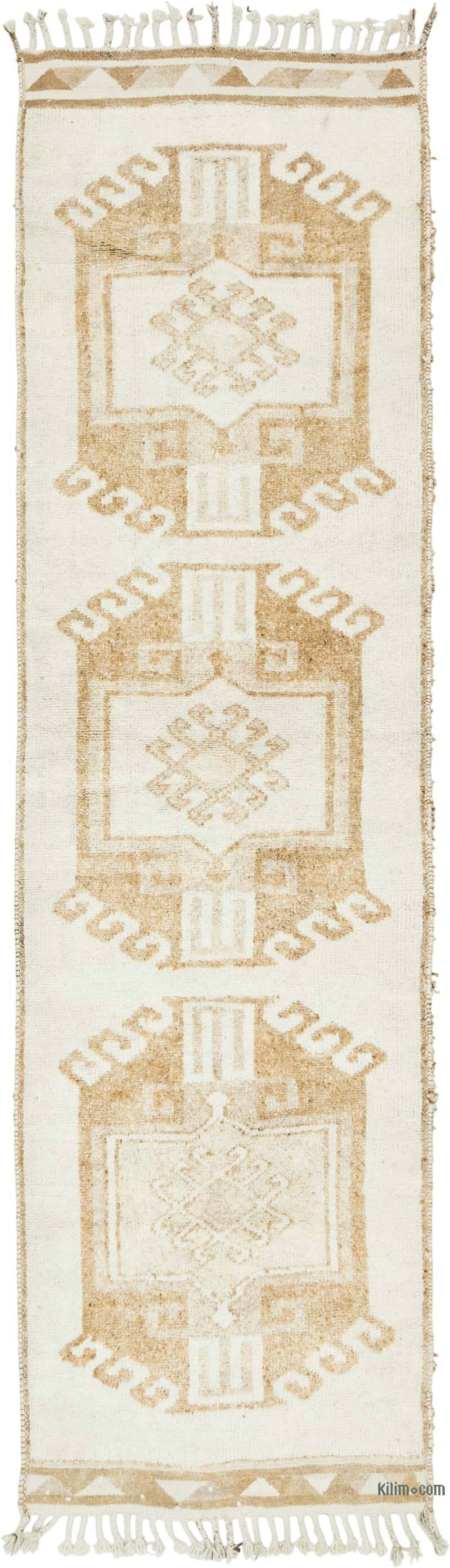 Vintage Tribal Runner Rug - 3' 6" x 12' 2" (42" x 146") - K0080900