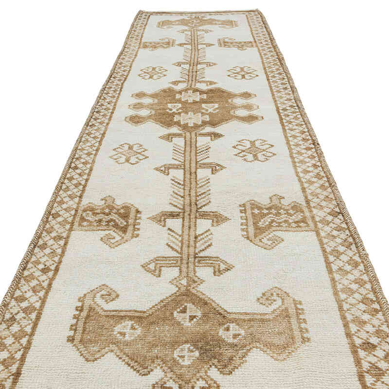 Vintage Tribal Runner Rug - 3' 6" x 13' 4" (42" x 160") - K0080902