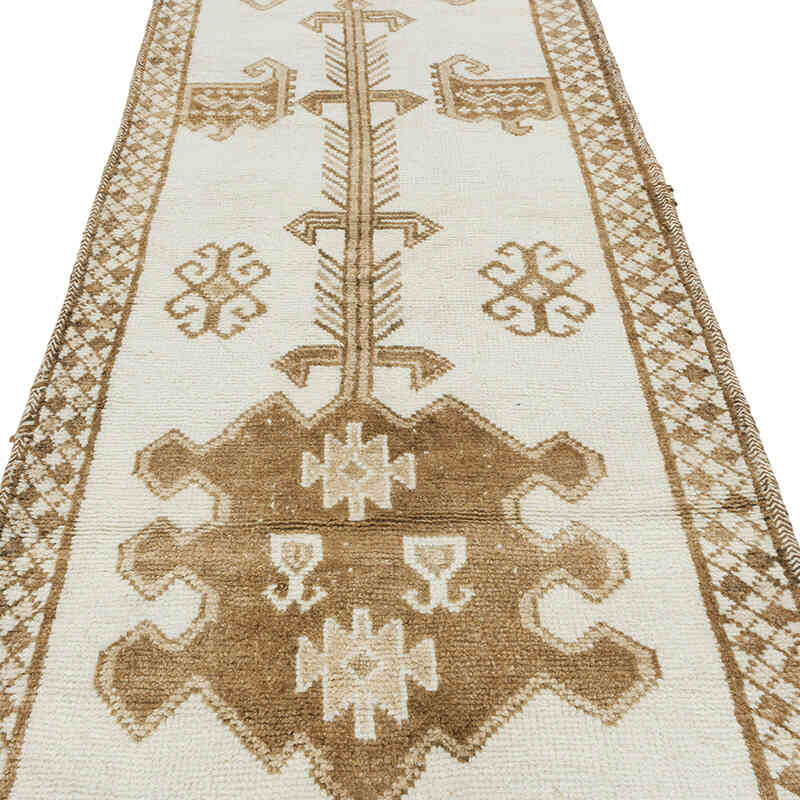 Vintage Tribal Runner Rug - 3' 6" x 13' 4" (42" x 160") - K0080902