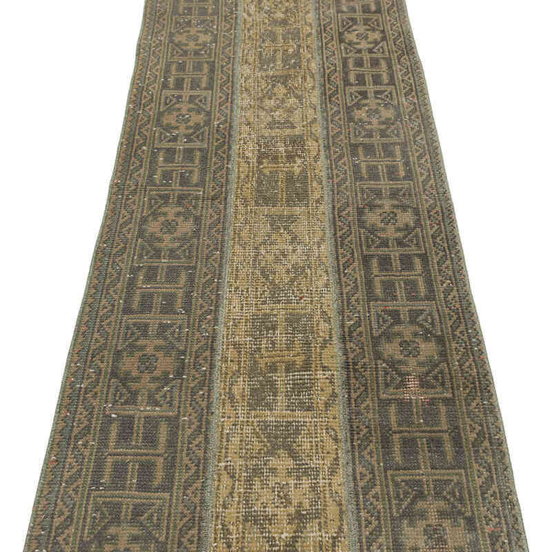 Vintage Turkish Runner Rug - 2' 5" x 19' 5" (29" x 233") - K0080903
