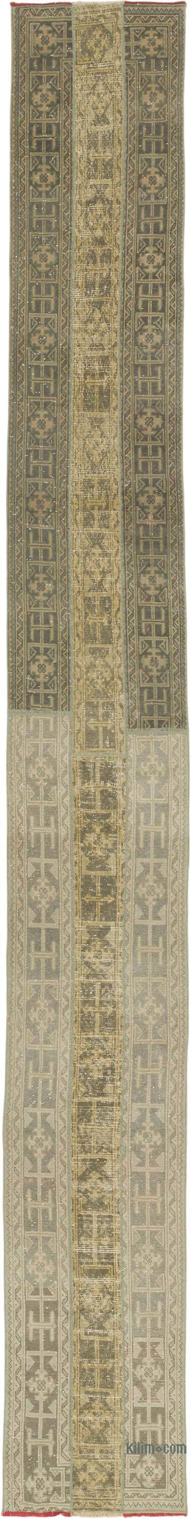 Vintage Turkish Runner Rug - 2' 5" x 19' 5" (29" x 233") - K0080903