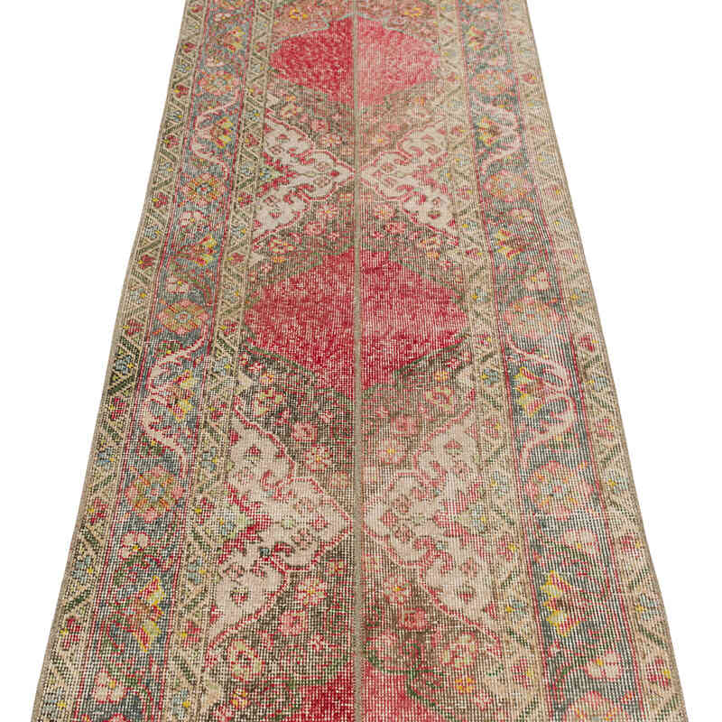 Vintage Turkish Runner Rug - 2' 4" x 25' 3" (28" x 303") - K0080909