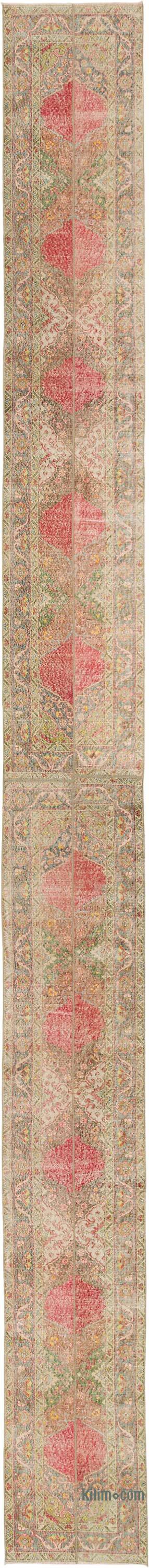 Vintage Turkish Runner Rug - 2' 4" x 25' 3" (28" x 303") - K0080909