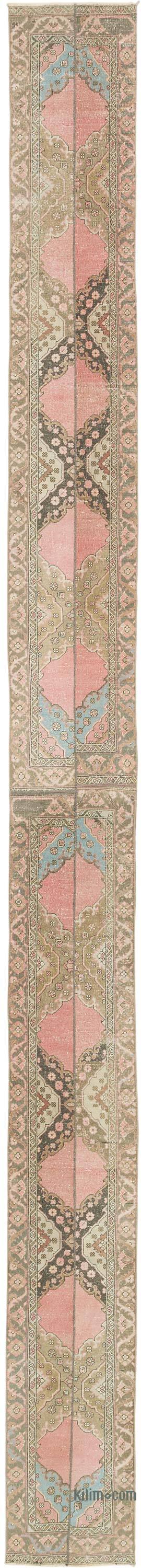 Vintage Anadolu Yolluk - 64 cm x 775 cm - K0080910