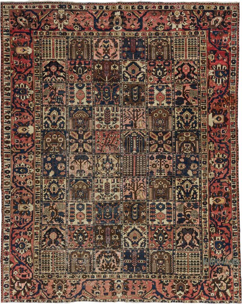 Vintage Hand-Knotted Oriental Rug - 9' 10" x 12' 2" (118" x 146") - K0080913