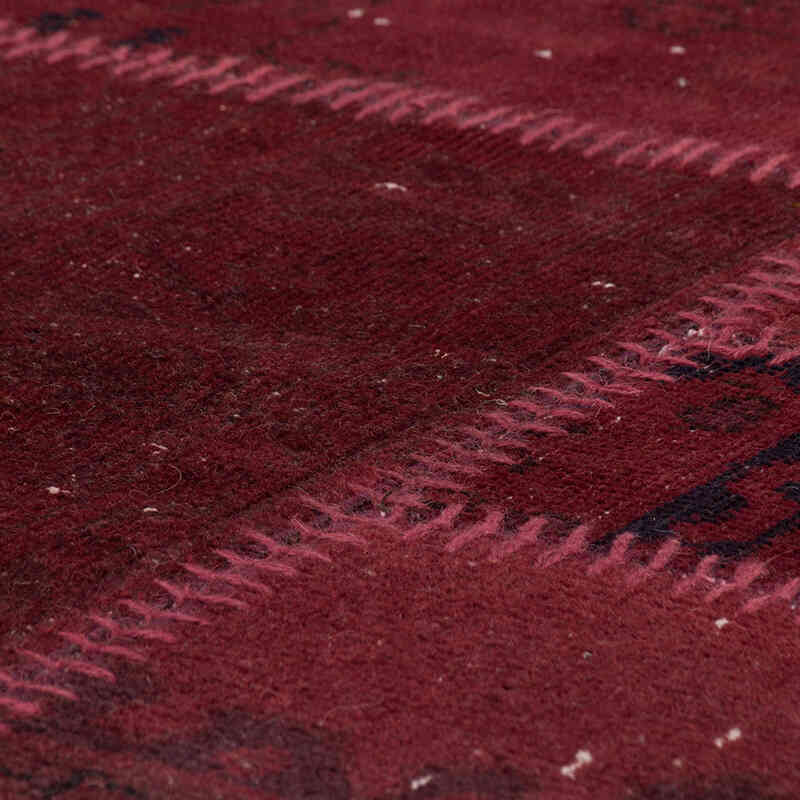 Patchwork Hand-Knotted Turkish Rug - 6' 7" x 9' 11" (79" x 119") - K0080914