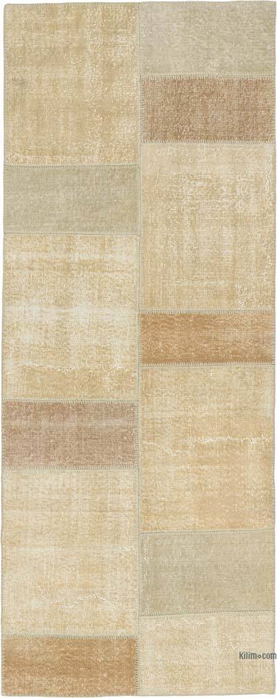 Patchwork El Dokuma Halı - 99 cm x 252 cm
