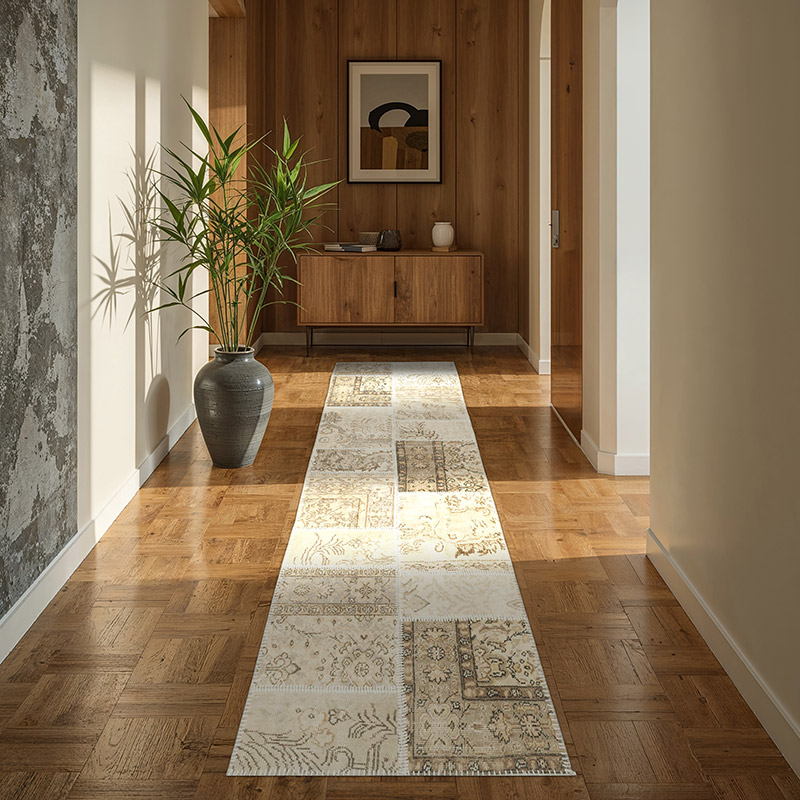 Alfombra Turca de Retazos - 90 cm x 290 cm - K0080918