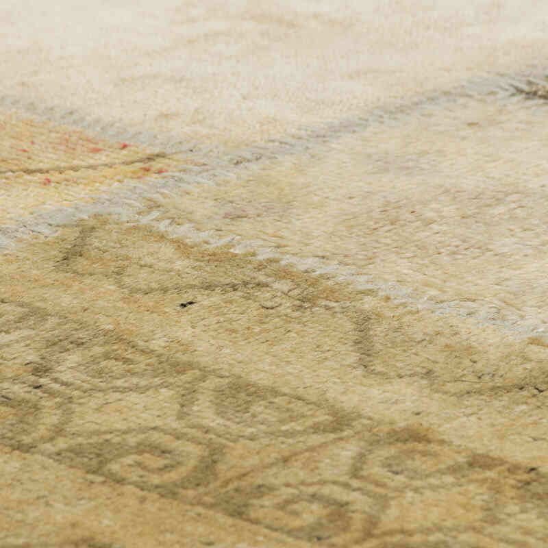 Patchwork Hand-Knotted Turkish Rug - 2' 11" x 6' 10" (35" x 82") - K0080919