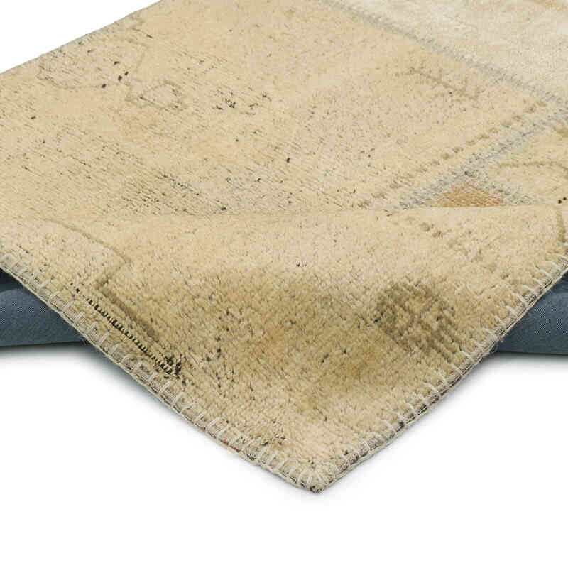 Patchwork Hand-Knotted Turkish Rug - 2' 11" x 6' 10" (35" x 82") - K0080919