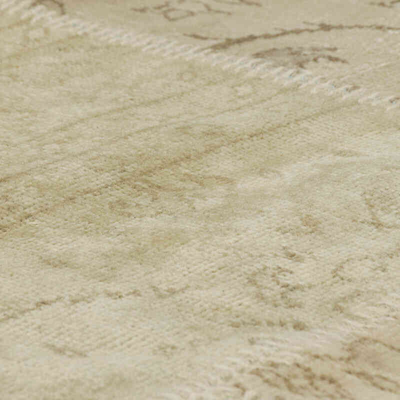 Patchwork Hand-Knotted Turkish Rug - 6' 7" x 9' 10" (79" x 118") - K0080926