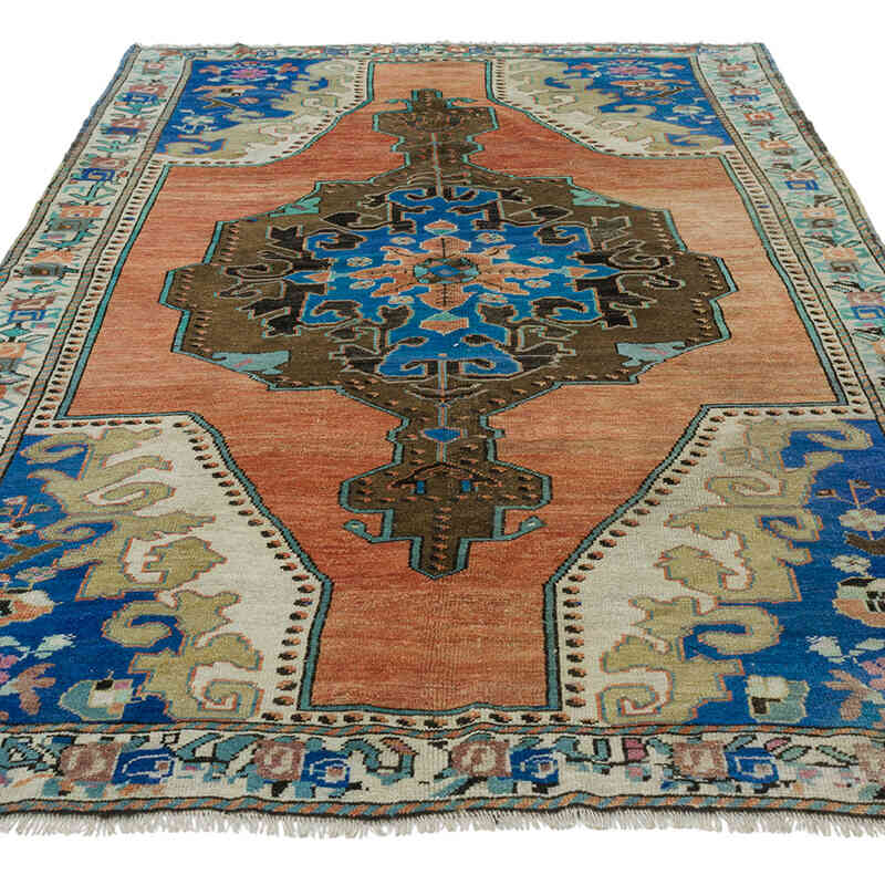 El Dokuma Vintage Halı - 152 cm x 234 cm - K0080930