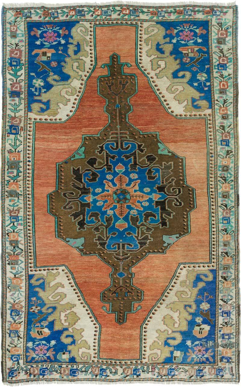 El Dokuma Vintage Halı - 152 cm x 234 cm - K0080930