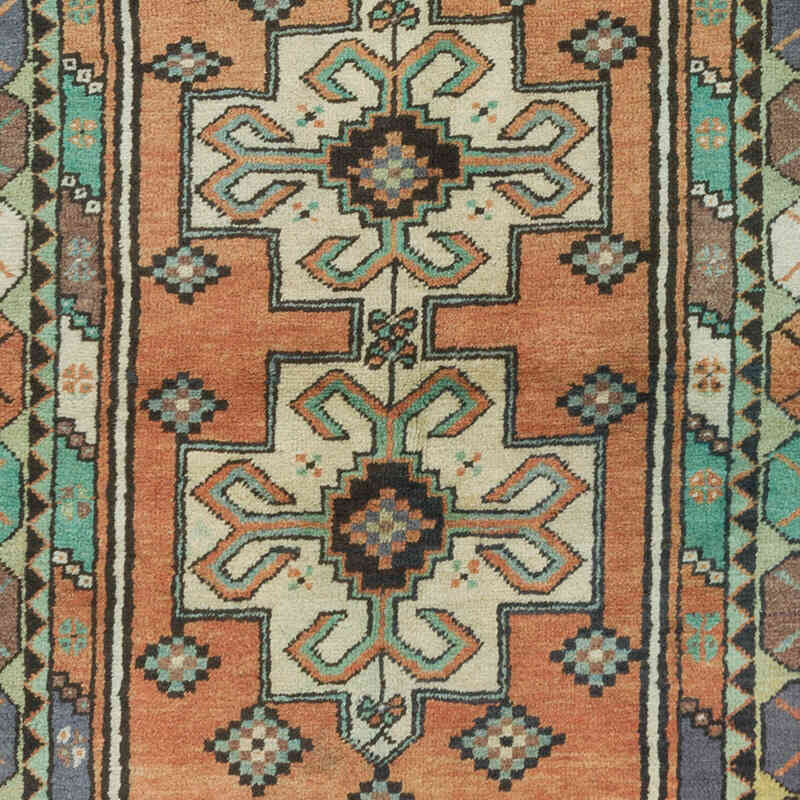 Vintage Turkish Hand-Knotted Rug - 3' 10" x 6' 11" (46" x 83") - K0080931