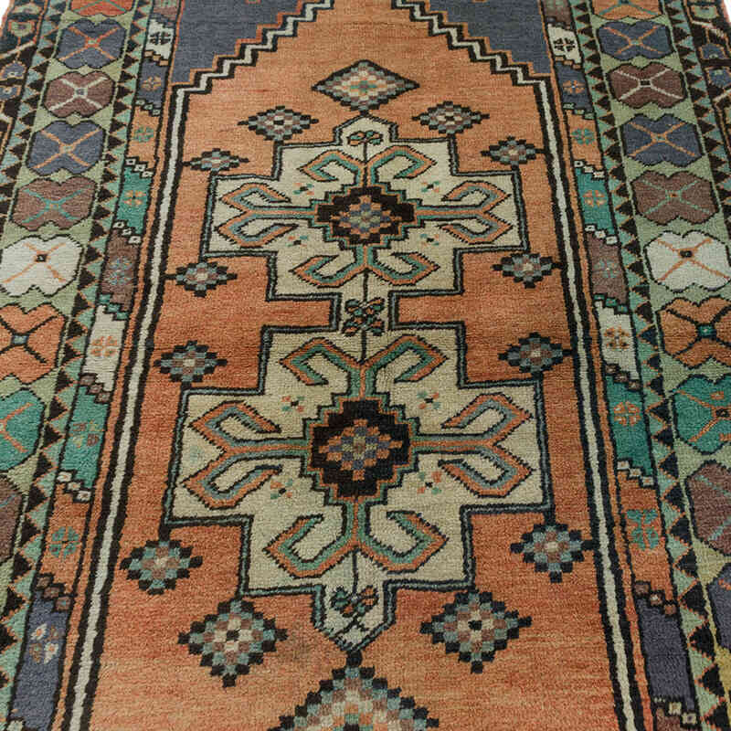 Vintage Turkish Hand-Knotted Rug - 3' 10" x 6' 11" (46" x 83") - K0080931