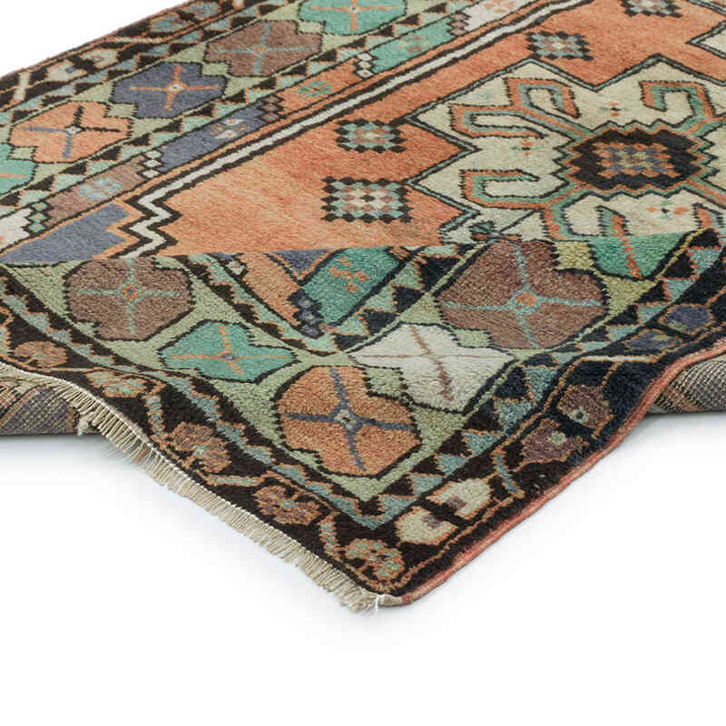 Vintage Turkish Hand-Knotted Rug - 3' 10" x 6' 11" (46" x 83") - K0080931