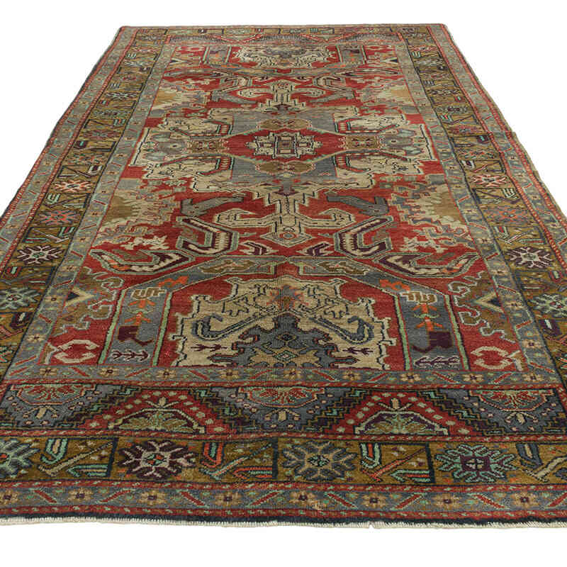 El Dokuma Vintage Halı - 170 cm x 341 cm - K0080932