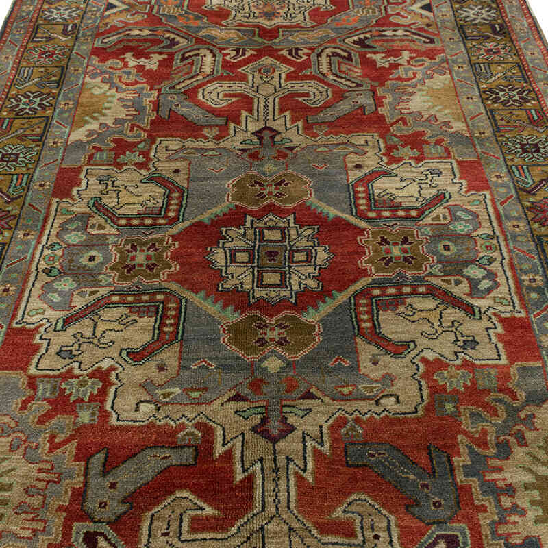 El Dokuma Vintage Halı - 170 cm x 341 cm - K0080932