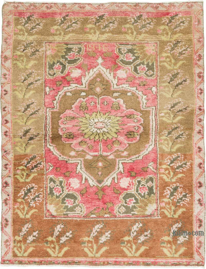 Vintage Turkish Hand-Knotted Rug - 3' 10" x 4' 11" (46" x 59") - K0080933