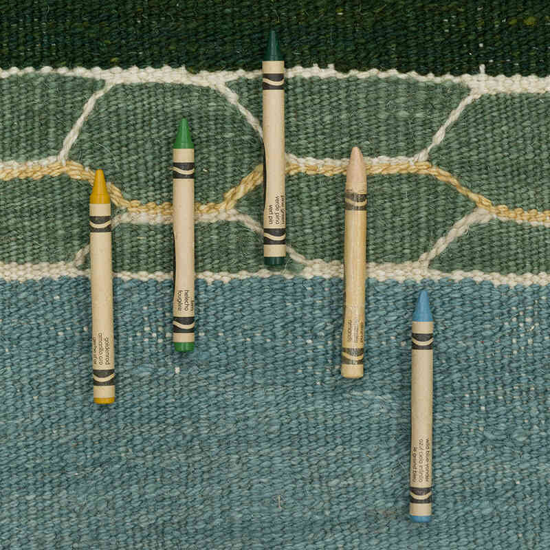 Yeni Kök Boya El Dokuma Kilim - 287 cm x 358 cm - K0080937