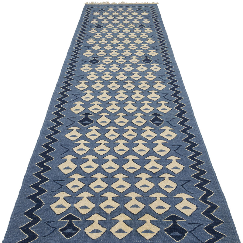 Yeni Kök Boya El Dokuma Yolluk Kilim - 86 cm x 350 cm - K0080964