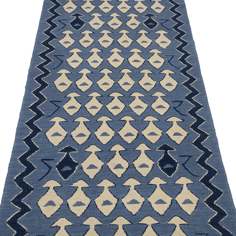 Yeni Kök Boya El Dokuma Yolluk Kilim - 86 cm x 350 cm - K0080964