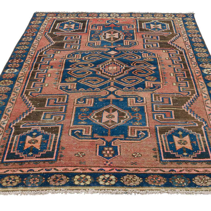 Alfombra Vintage Turca Anudada a Mano - 120 cm x 188 cm - K0080970