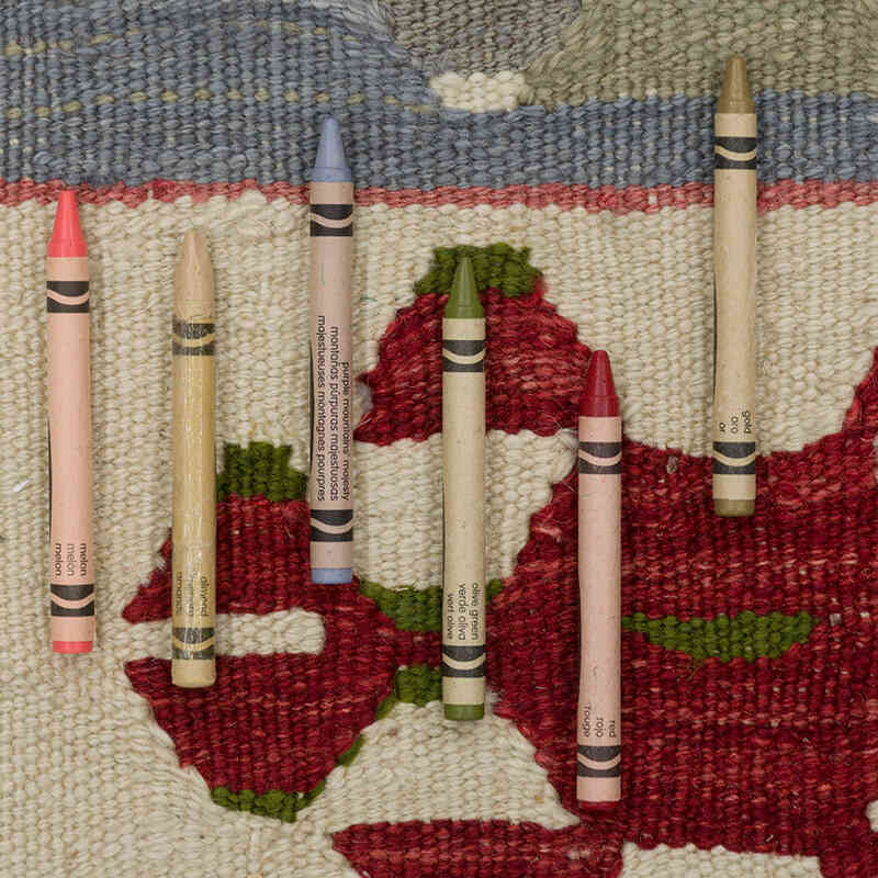 New Turkish Handwoven Kilim Runner - 3' 5" x 9' 10" (41" x 118") - K0080972