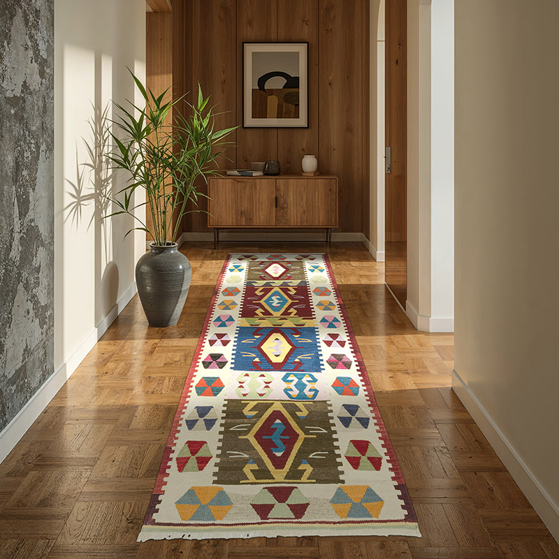 Corredor Nueva Alfombra Turca Kilim - 97 cm x 257 cm - K0080975
