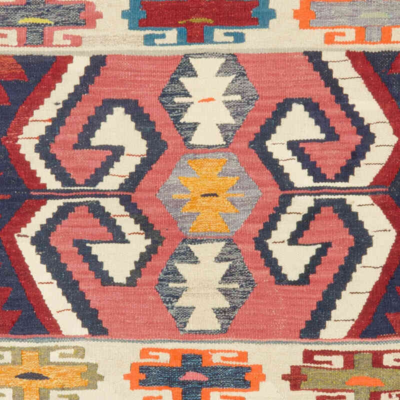 New Turkish Handwoven Kilim Runner - 3' 3" x 10' 8" (39" x 128") - K0080976