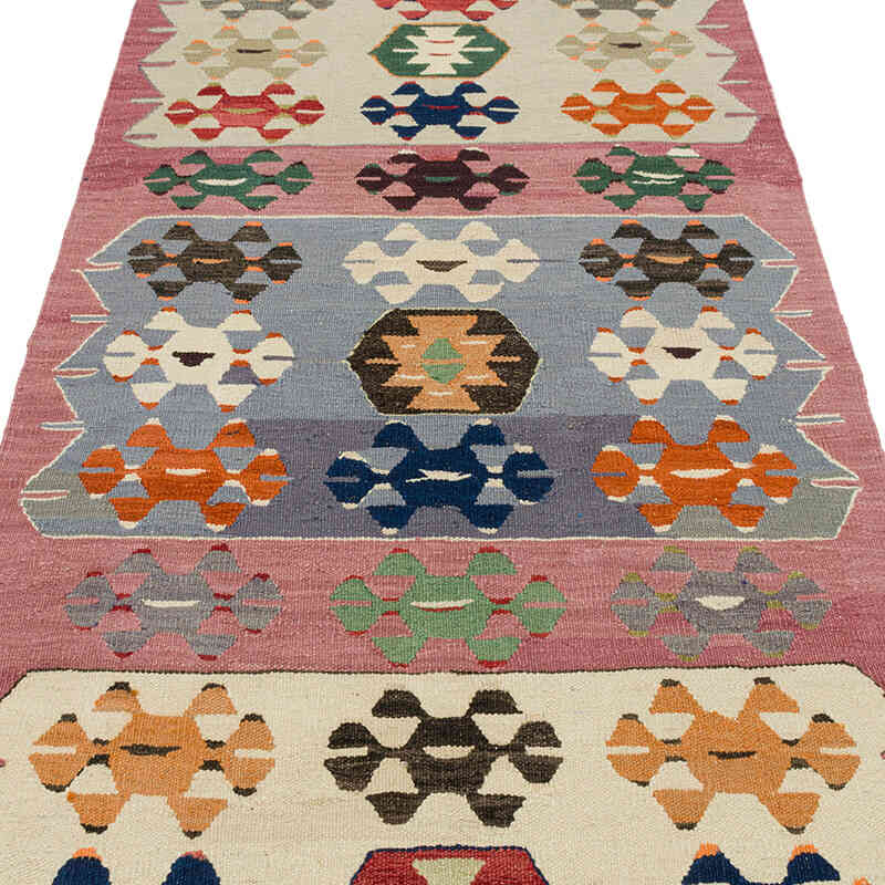 New Turkish Handwoven Kilim Runner - 3' 5" x 9' 11" (41" x 119") - K0080977