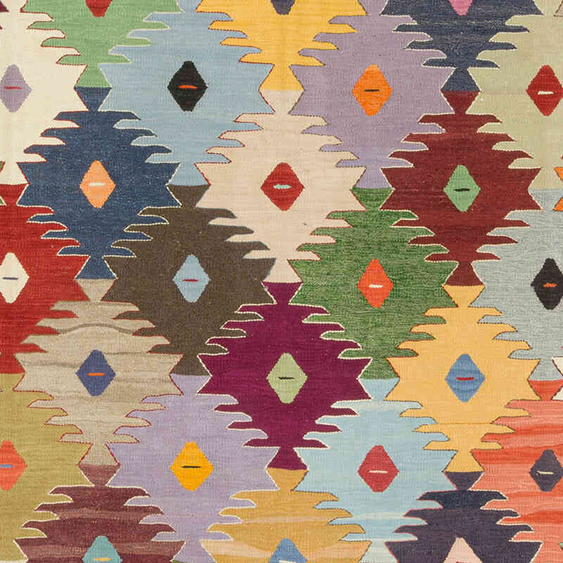 Yeni Kök Boya El Dokuma Kilim - 254 cm x 368 cm - K0080980