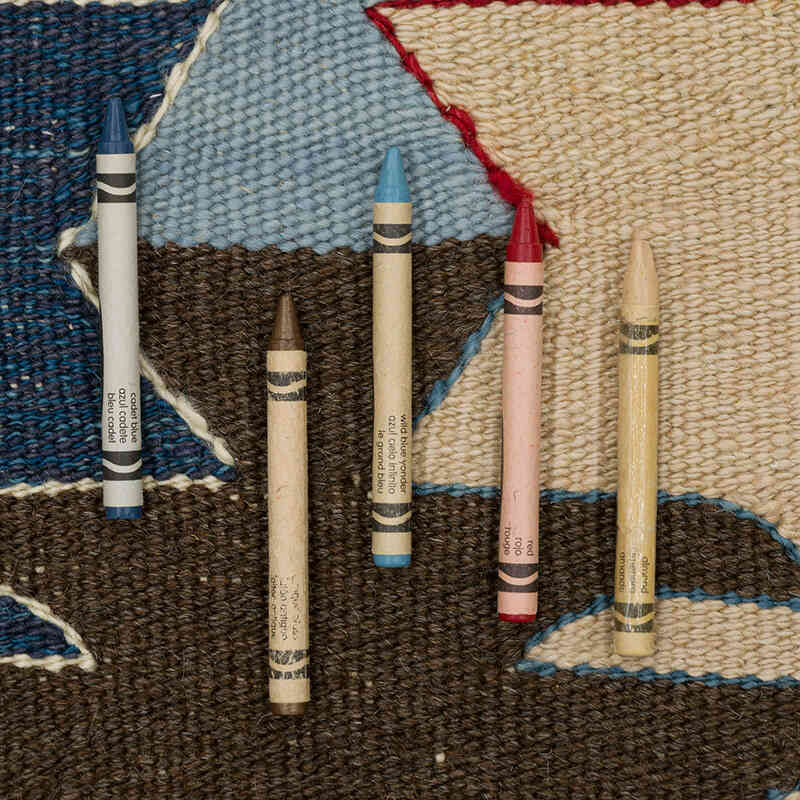 Yeni Kök Boya El Dokuma Kilim - 254 cm x 368 cm - K0080980
