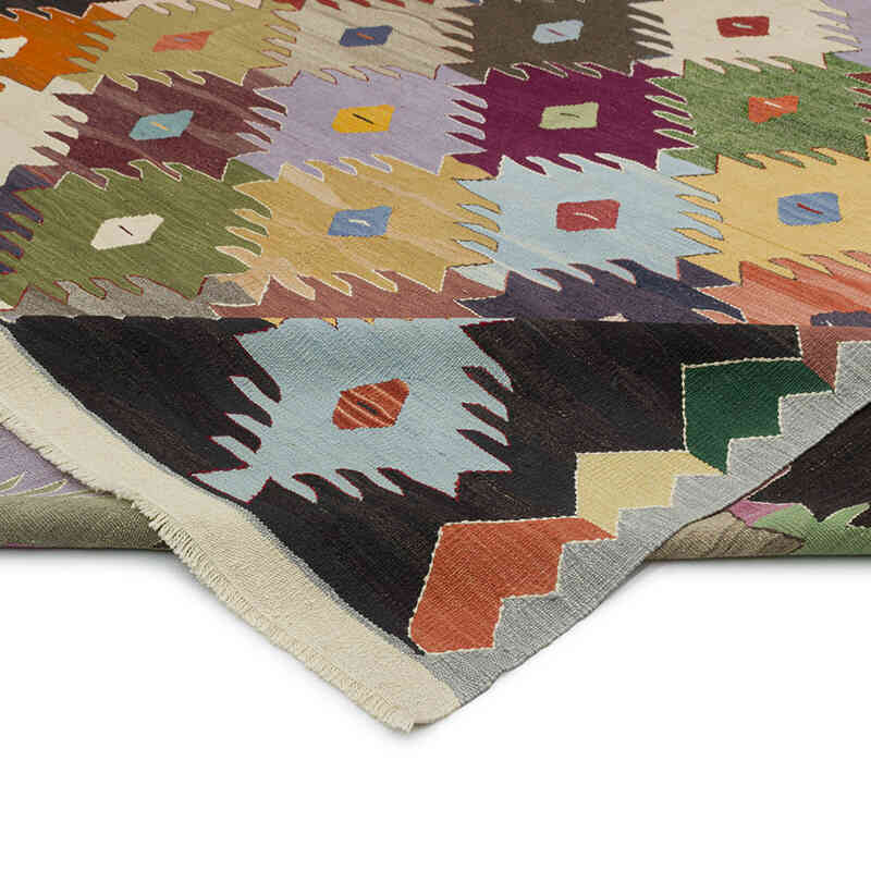 Yeni Kök Boya El Dokuma Kilim - 254 cm x 368 cm - K0080980
