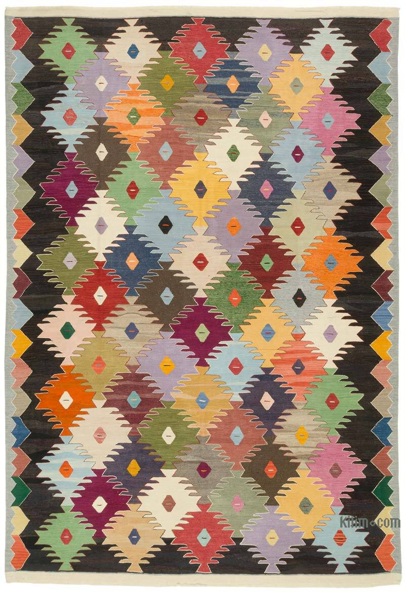 Yeni Kök Boya El Dokuma Kilim - 254 cm x 368 cm - K0080980