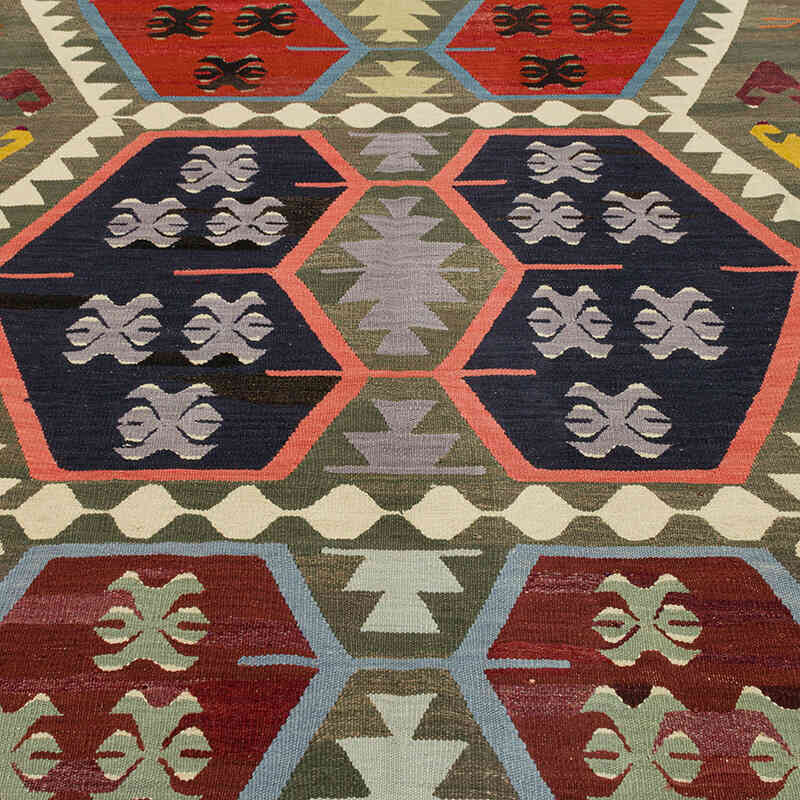 Nueva Alfombra Turca Kilim - 261 cm x 373 cm - K0080981