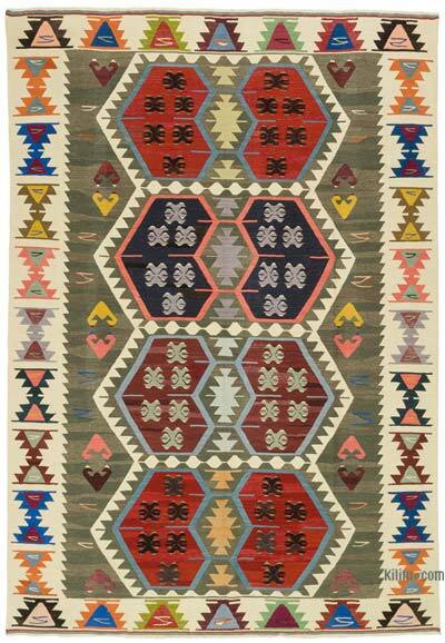 Yeni Kök Boya El Dokuma Kilim - 261 cm x 373 cm