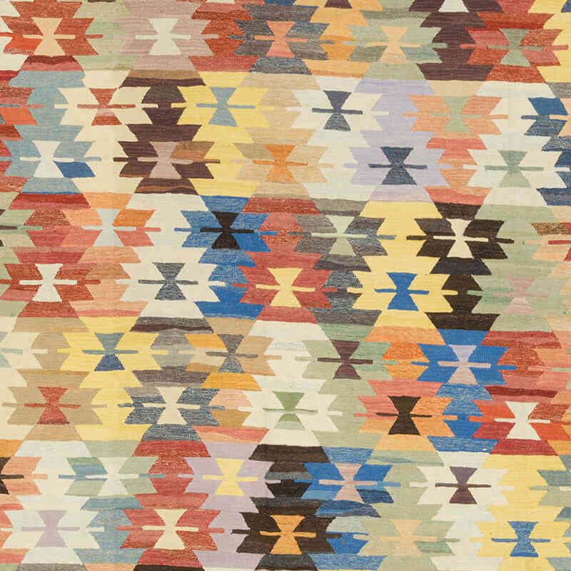 Yeni Kök Boya El Dokuma Kilim - 408 cm x 448 cm - K0080985