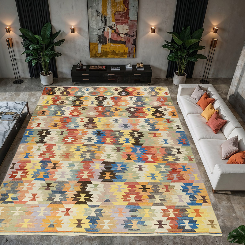 Yeni Kök Boya El Dokuma Kilim - 408 cm x 448 cm - K0080985