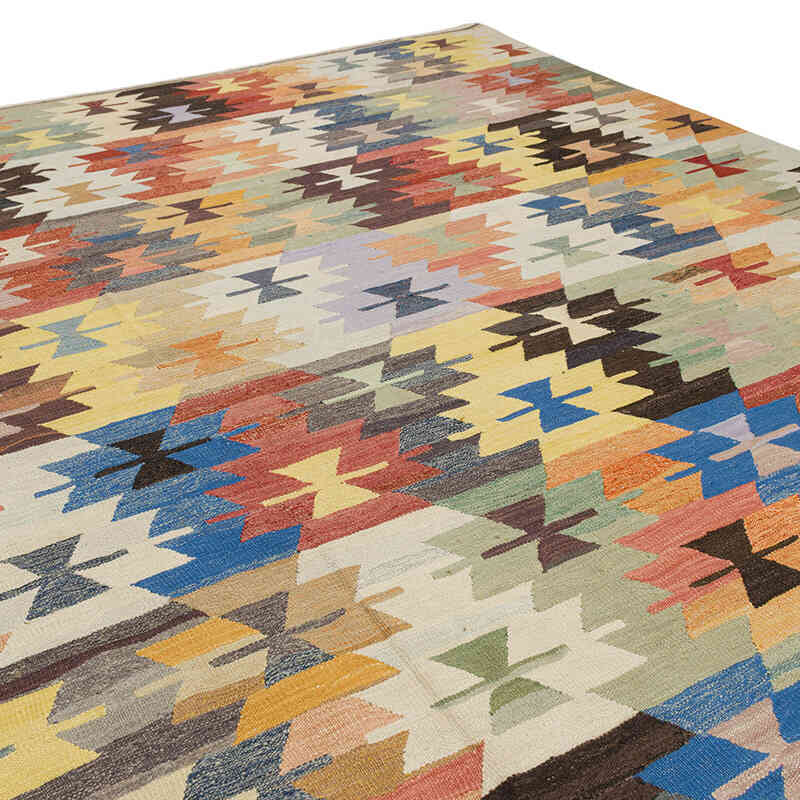 Yeni Kök Boya El Dokuma Kilim - 408 cm x 448 cm - K0080985