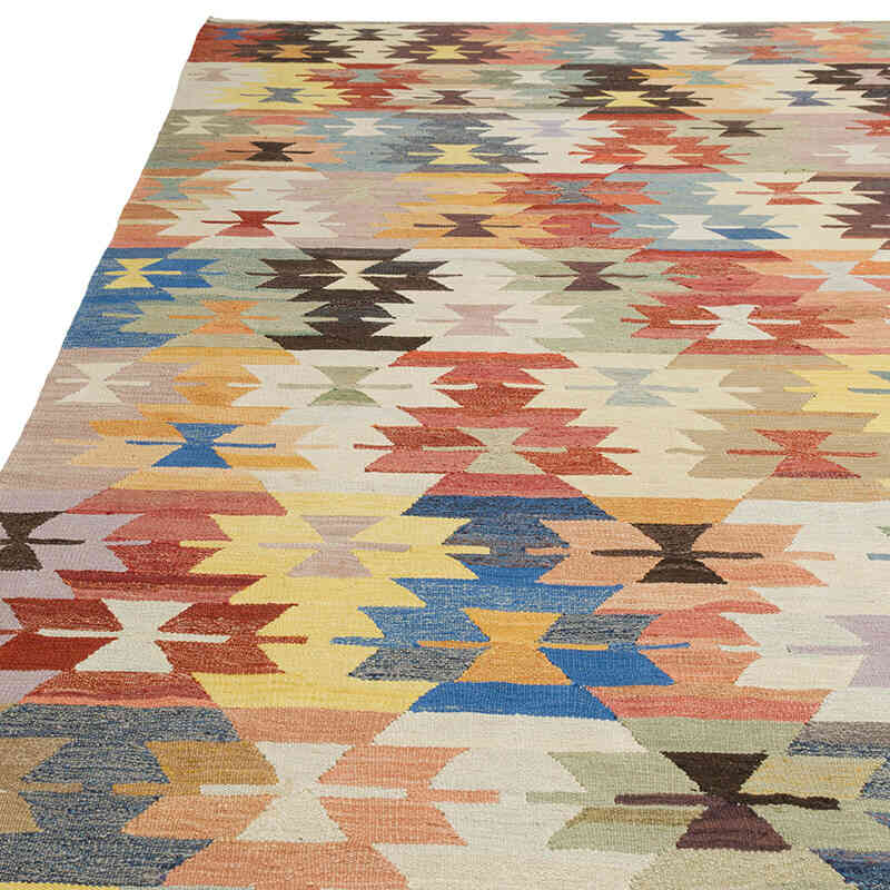 Yeni Kök Boya El Dokuma Kilim - 408 cm x 448 cm - K0080985