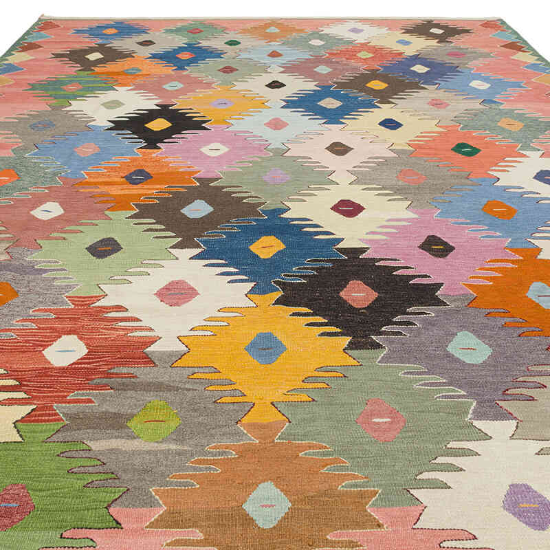 Yeni Kök Boya El Dokuma Kilim - 257 cm x 365 cm - K0080987
