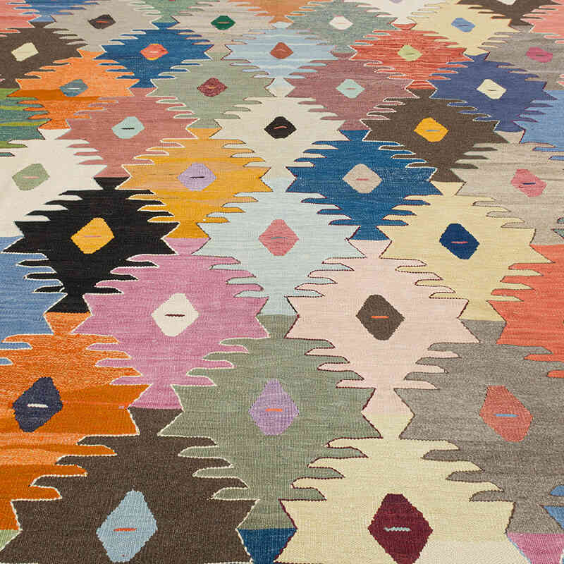 Yeni Kök Boya El Dokuma Kilim - 257 cm x 365 cm - K0080987